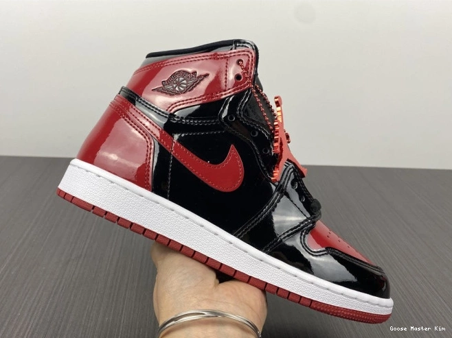 High Jordan 1 Patent Air Bred 555088-063 OG 0714
